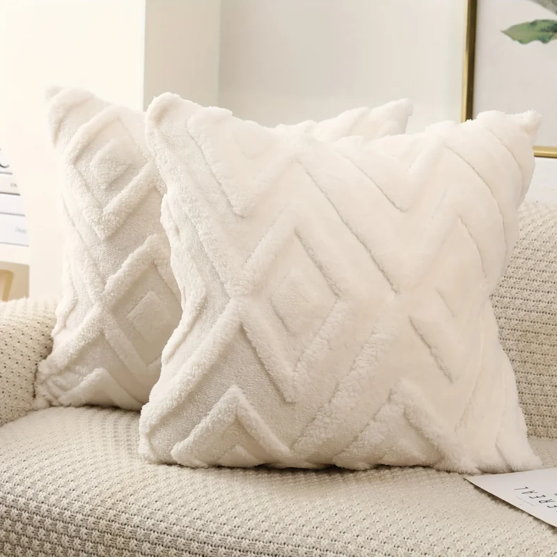 Capa de Almofada Veludo Bege - Cozyfi