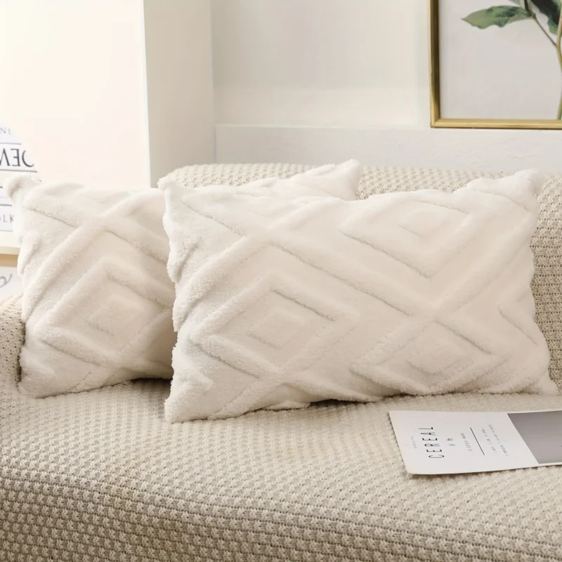 Capa de Almofada Veludo Bege - Cozyfi